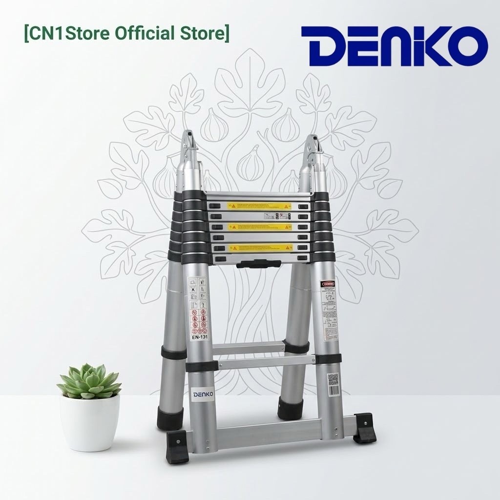Tangga Double Teleskopik (DENKO) | Alumunium Double Teleskopik Ladder