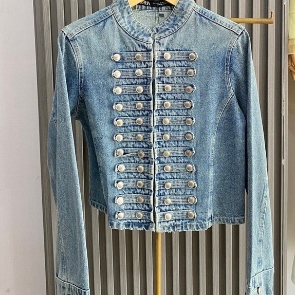 DENIM NAPOLEON JACKET