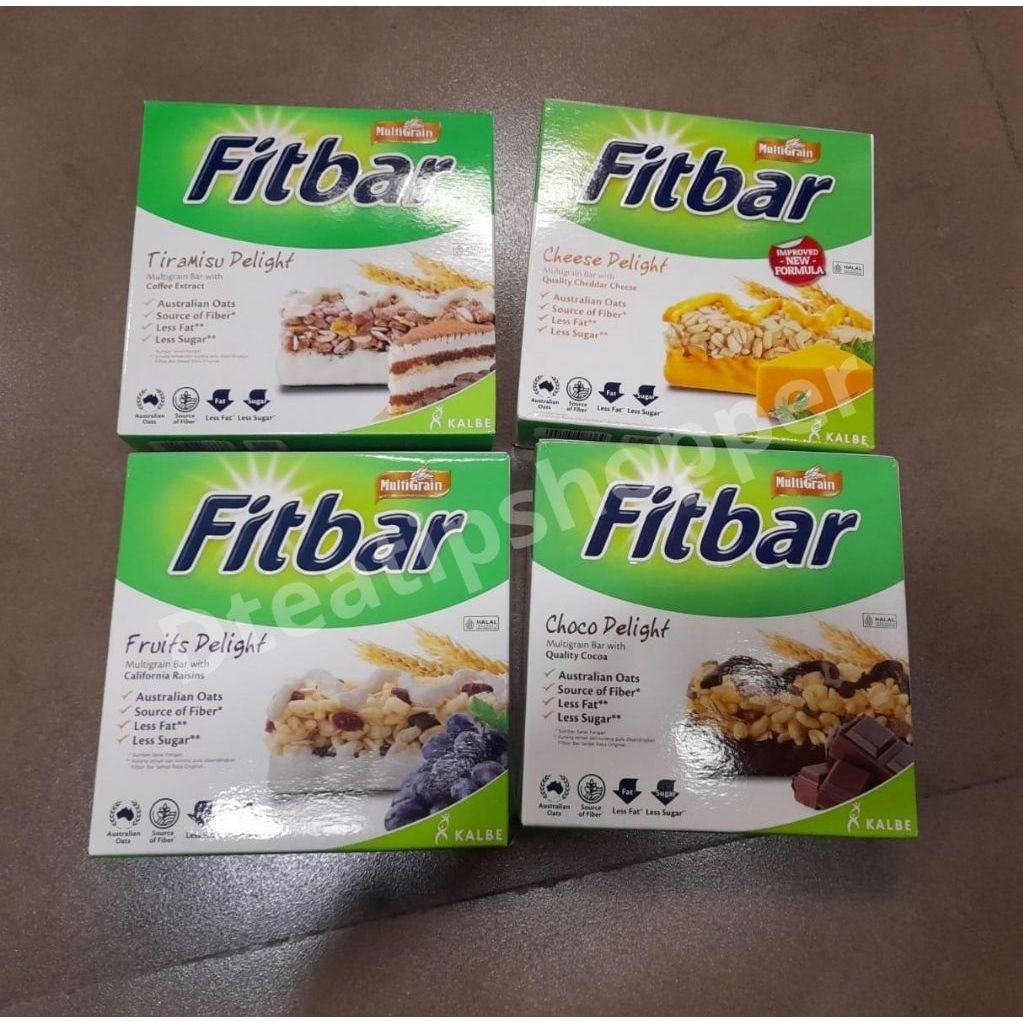 Fitbar snack isi 5 per box || snack diet protein bar || original