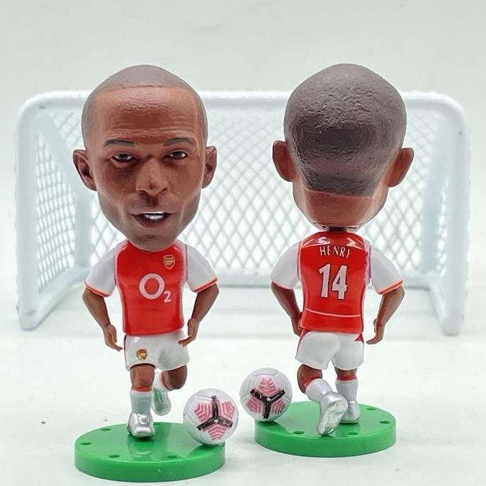 MISNAH78 - FIGURE PEMAIN SEPAKBOLA THIERRY HENRY 4RSENAL FOOTBALL PLAYER ACTION FIGURE BOLA KOLEKSI 