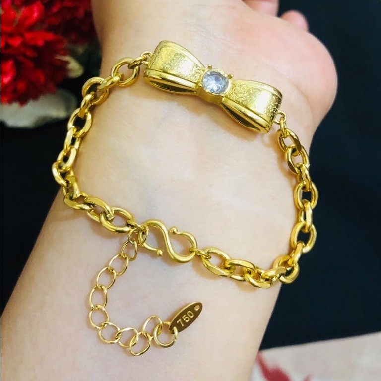 Gelang titanium motf mas