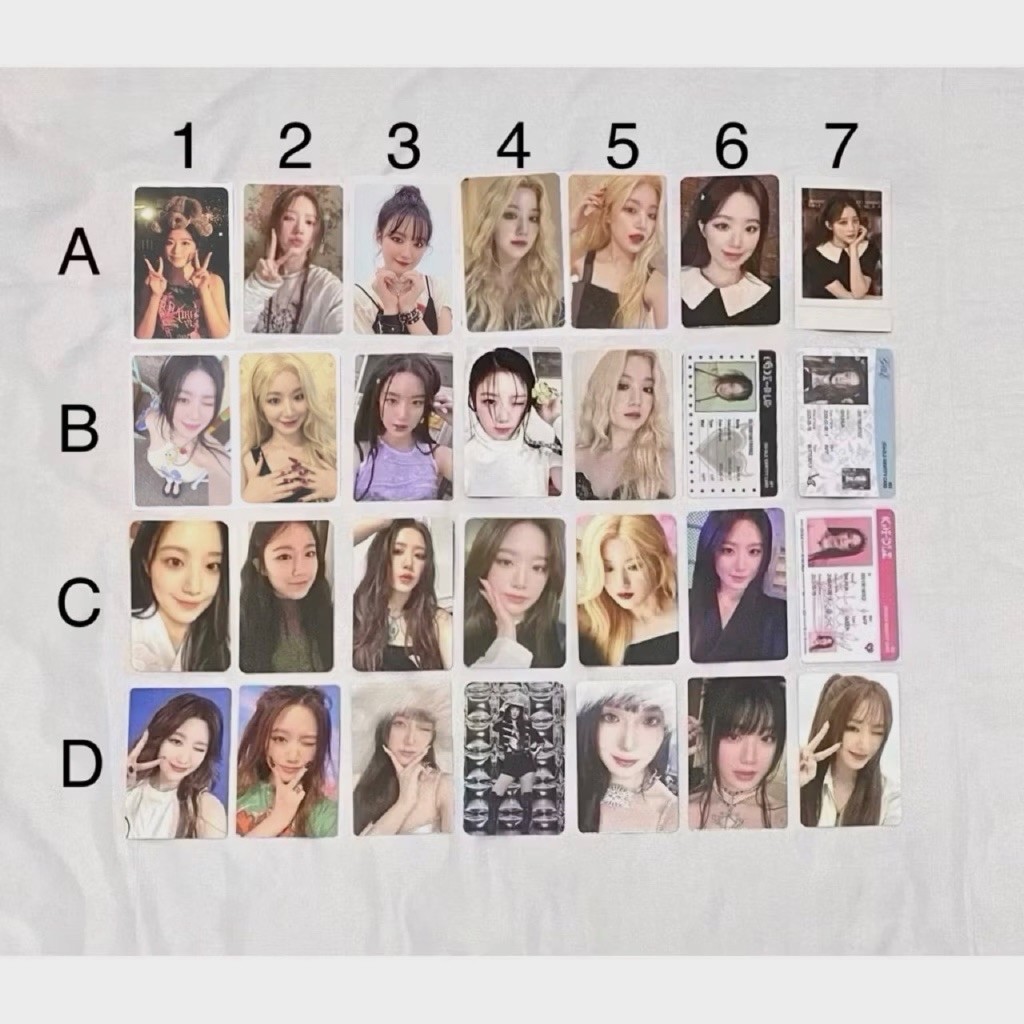 CLEARANCE SALE Shuhua i-dle Official PC photocard (G)I-DLE I Burn Never Die Tomboy Love Feel Queenca
