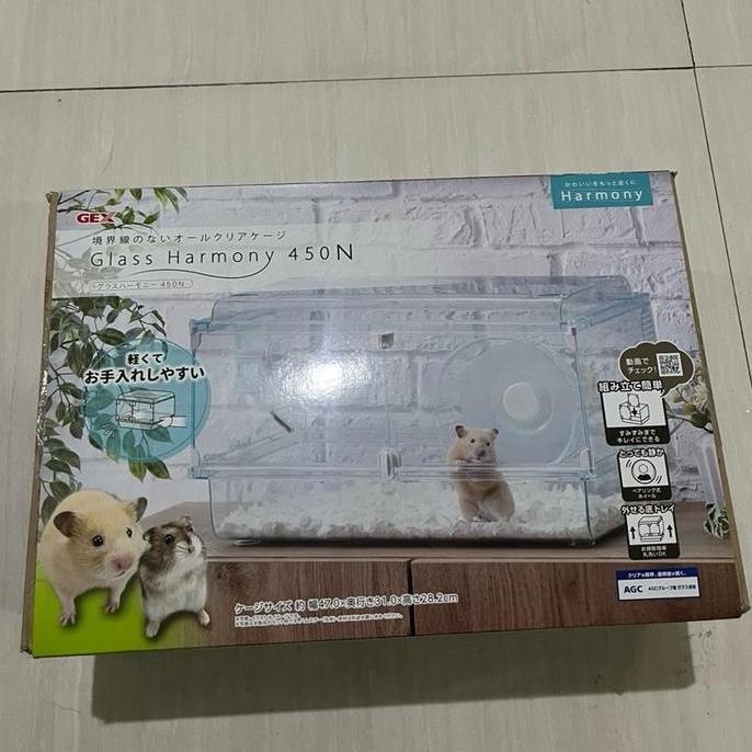 HARGA DISC - Kandang Akrilik & Kaca Hamster/dll OriginalGex Glass Harmony450Premium