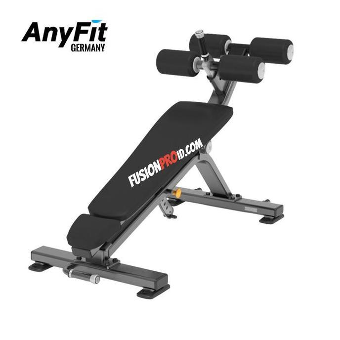 BEBAS ONGKIR - Abdominal Bench Bench Anyfit PEB106 Bangku Fitness Komersial Import