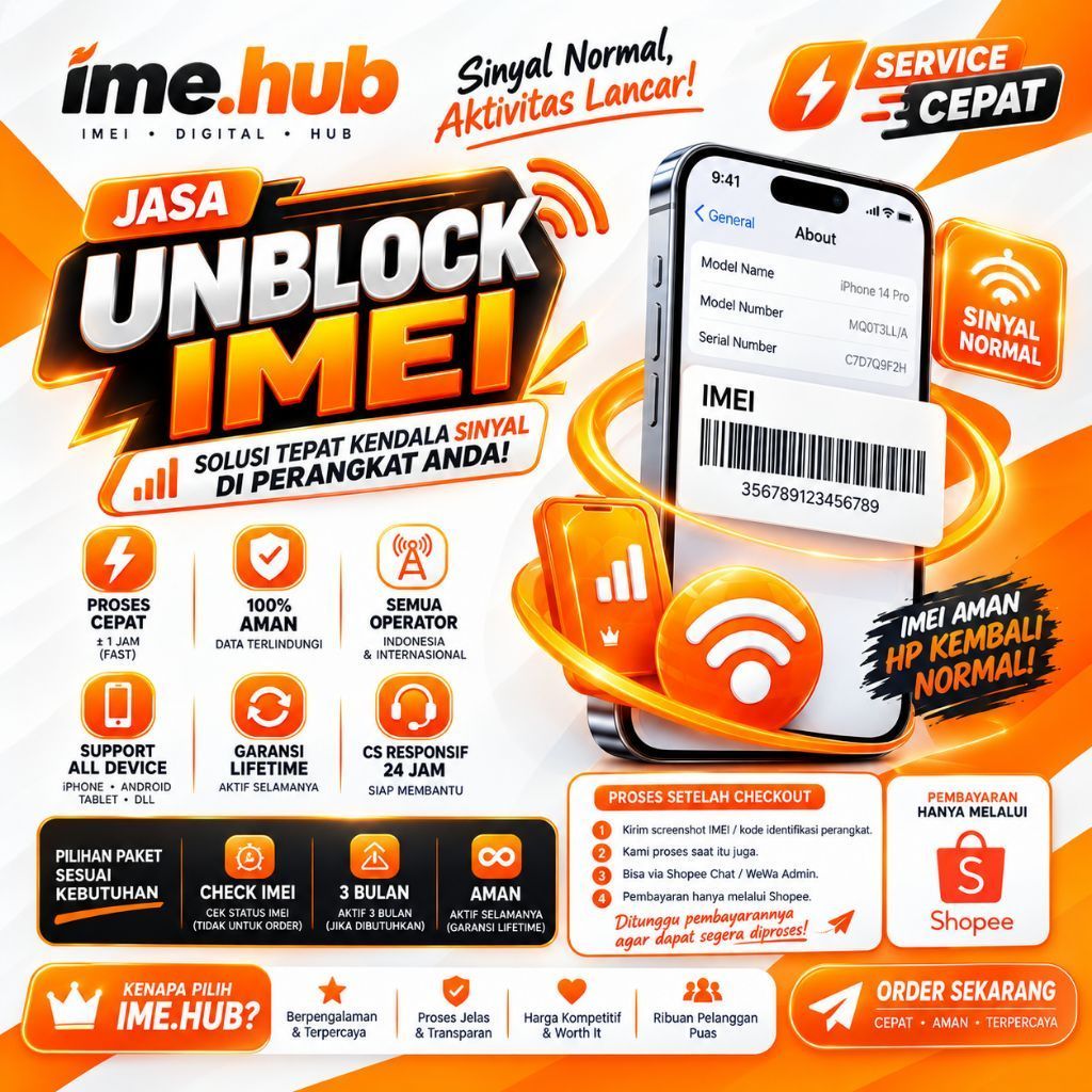 ALL OPERATOR UNBLOKER IME JARINGAN AKTIF IPHONE DAN ANDROID