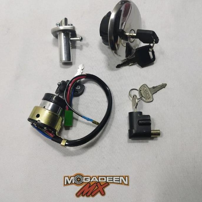 NEW Kunci Set Suzuki TS 125 Non Original Termasuk Kunci Kontak Jok Stang & Tutup Tangki Siap Kirim