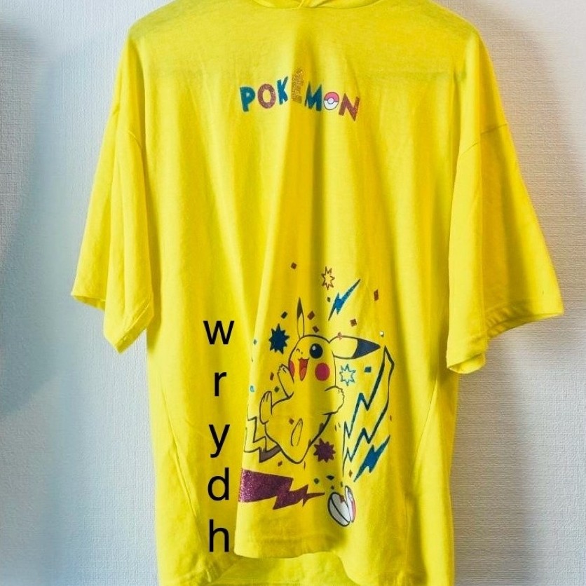 Pikachu Pokemon kaos hoodie Universal Studios Japan USJ NO LIMIT Parade kaos kuning anime