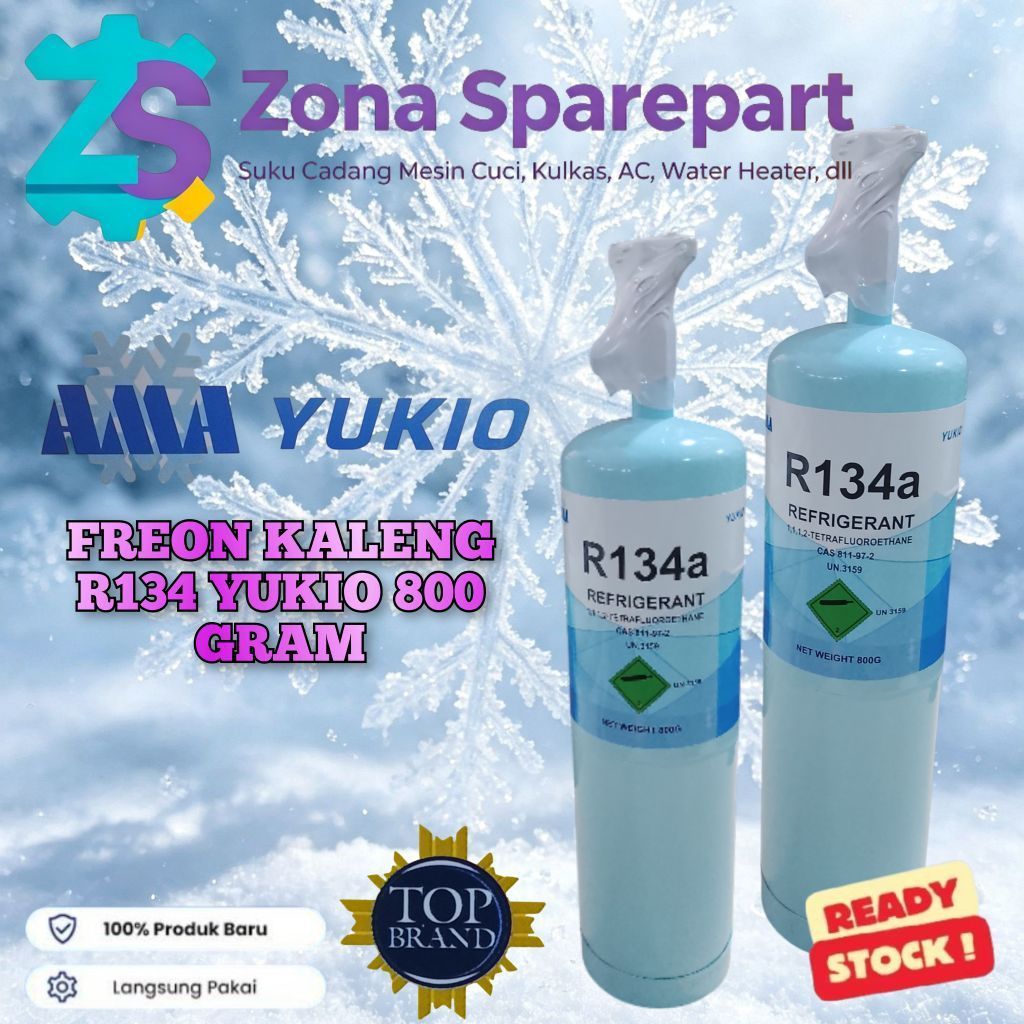 FREON R 134 YUKIO / FREON KULKAS R134
