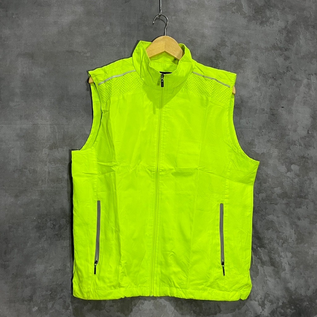 Vest outdoor green original second preloved 263 murah