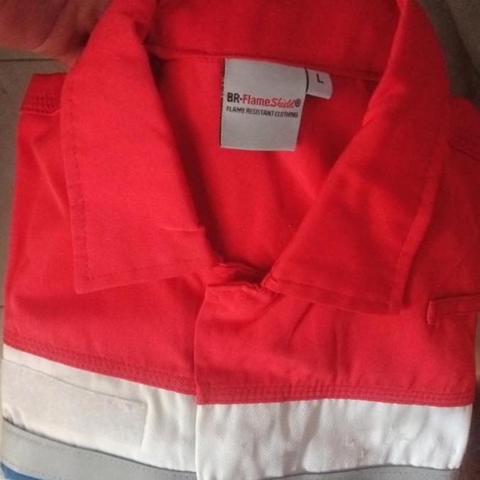 BEBAS ONGKIR - Coverall/werpak Pertamina Brsheld Flame Anti Api