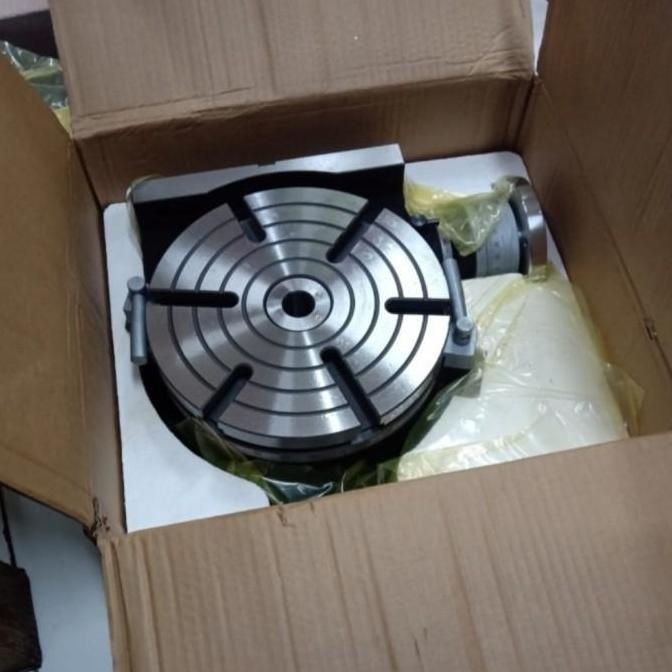 BEBAS ONGKIR - Rotary table 12" 300mm- meja Milling putar horizontal