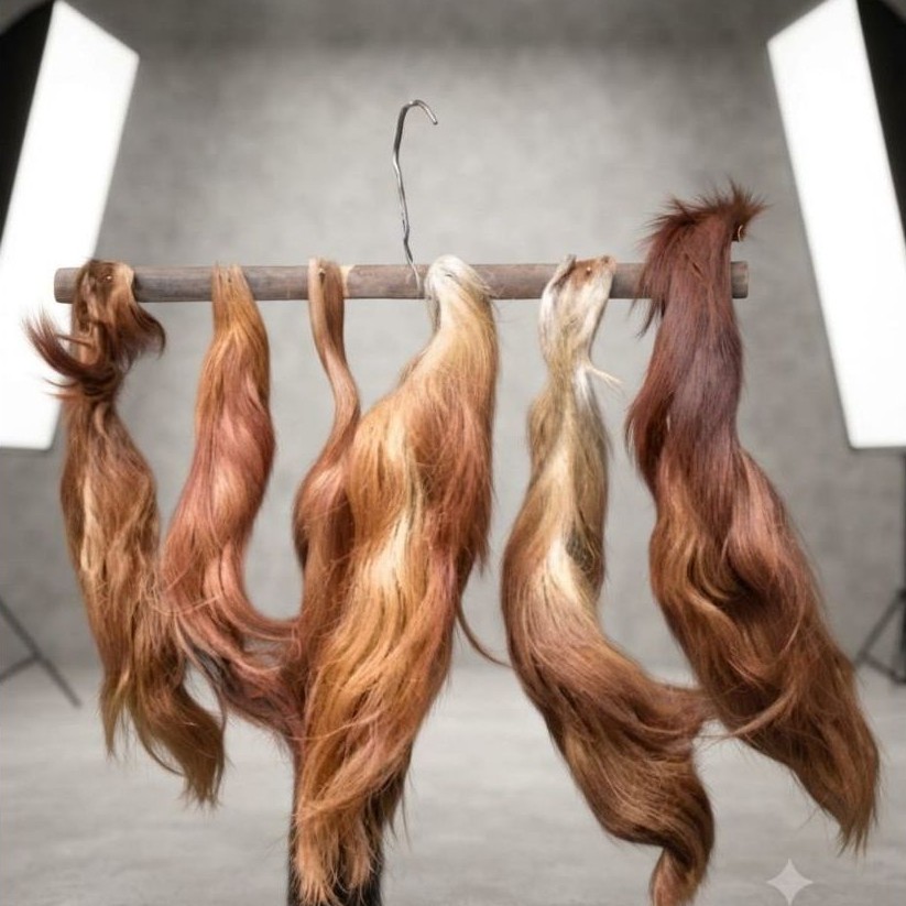 RAMBUT SAPI BERKWALITAS / RAMBUT SAPI ASLI / RAMBUT SAPI KERAJINAN / BUNTUT EKOR SAPI / RAMBUT EKOR 