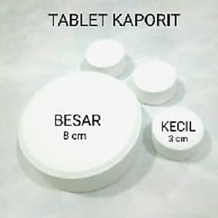 klorin tablet BESAR / chlorine disinfectant / kaporit disinfektan
