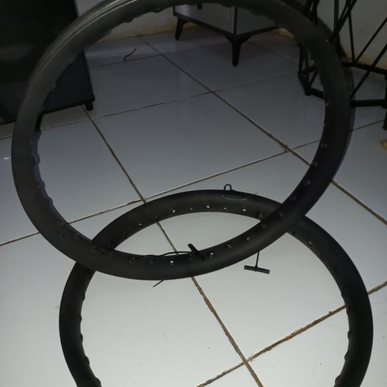 Velg Comet Ring 17 / Ring 18 Warna Hitam (Second Original) - Pelek Lingkaran Motor Alumunium