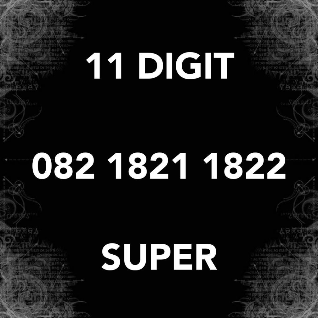 No Cantik Telkomsel 11 Digit 3 Unsur 821 SUPER