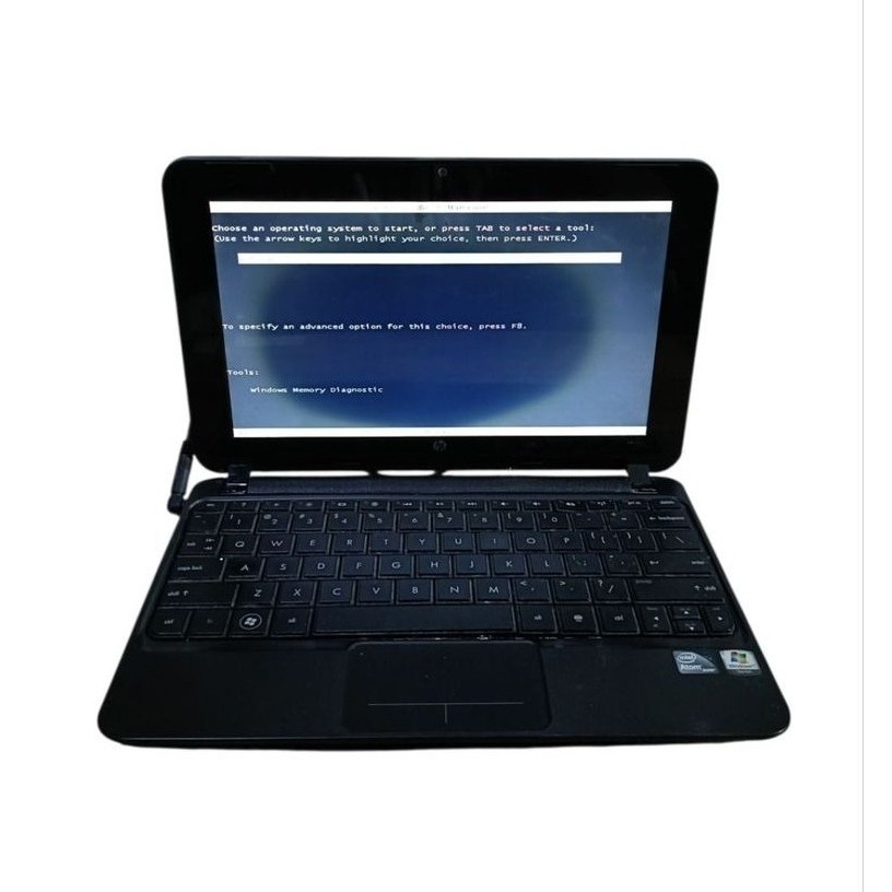 Notebook HP mini 210-1064TU - Intel® Atom™- Mesin Hidup Normal - LCD Minus - RAM 1GB - HARDISK 320GB