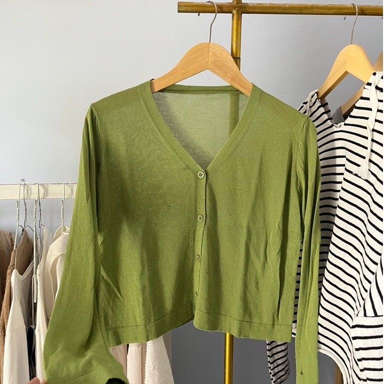 Cardigan Hijau Avocado Wanita Series