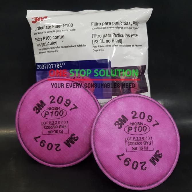 3M Particulate Filter 2097 P100