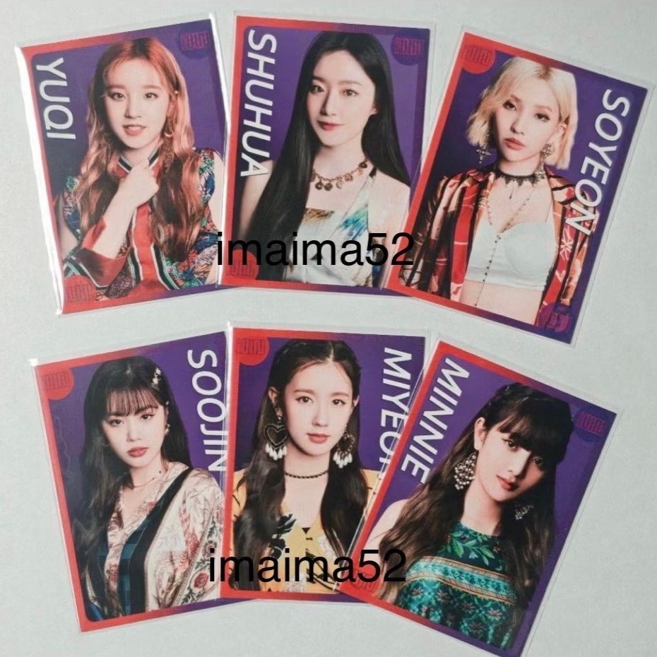 (G)I-DLE bluetooth japan official photocard pc i-dle gidle Miyeon Minnie Soyeon Yuqi Shuhua Soojin R