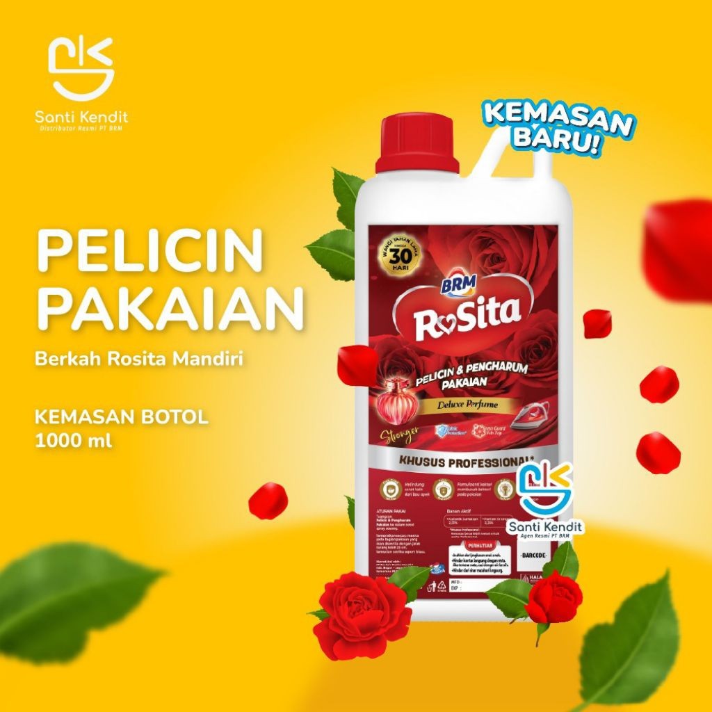 Pelicin pakaian MAWAR SUPER LAUNDRY BRM ROSITA