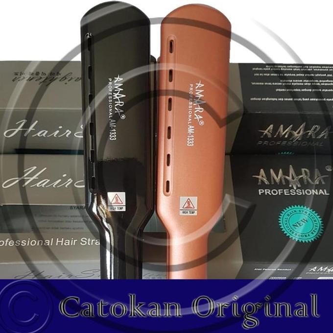 AM-1333 / Catok Rambut Plat Lebar Lurus / Amara Original
