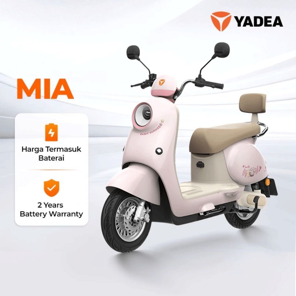 Sepeda Listrik Yadea Mia, GE 10, GT 10 Terbaru Termurah Original Bergaransi Resmi