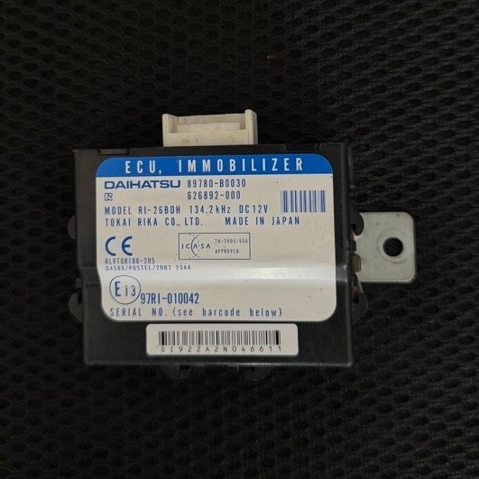 ECU immobilizer Toyota Rush 89780-B0030 original 2016 kebawah