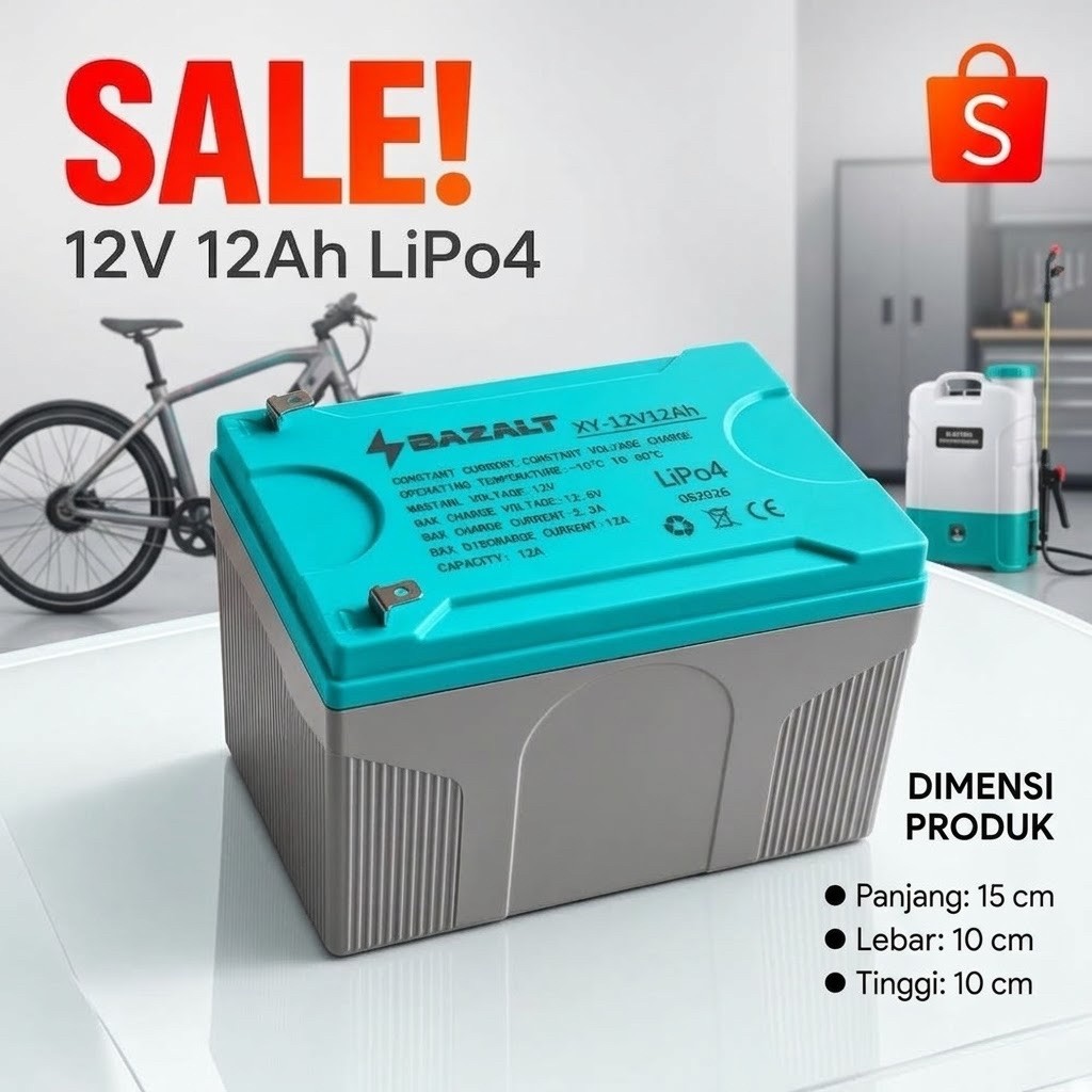 AKI SPRAYER ELEKTRIK SELIS UPS 12V 8AH 9AH 10AH 12AH