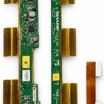 SATU SET TCON PAPAN TCON TV LED SHARP 32LE3471 ASLI 32 INCH