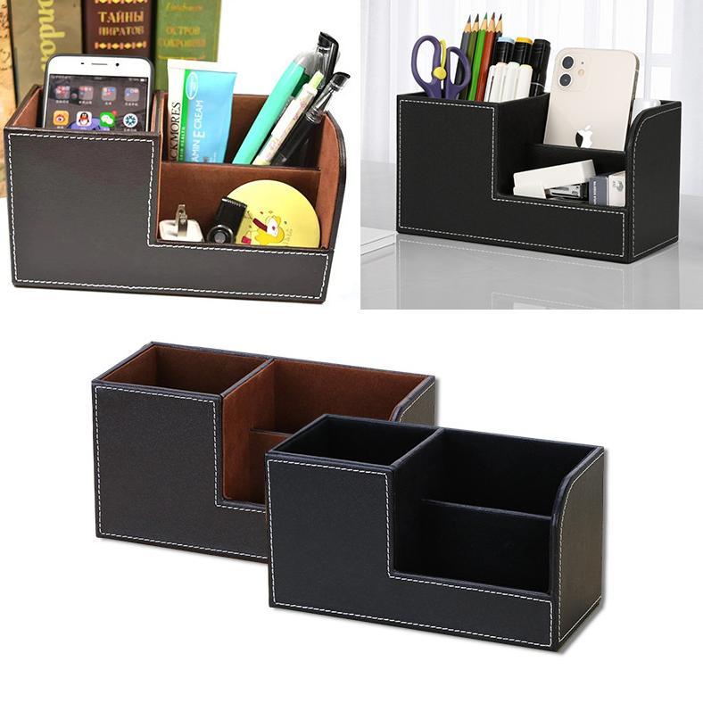 [ JUBI ] Pen Holder Desktop / Tempat Pena Kulit / Alat Tulis Kantor