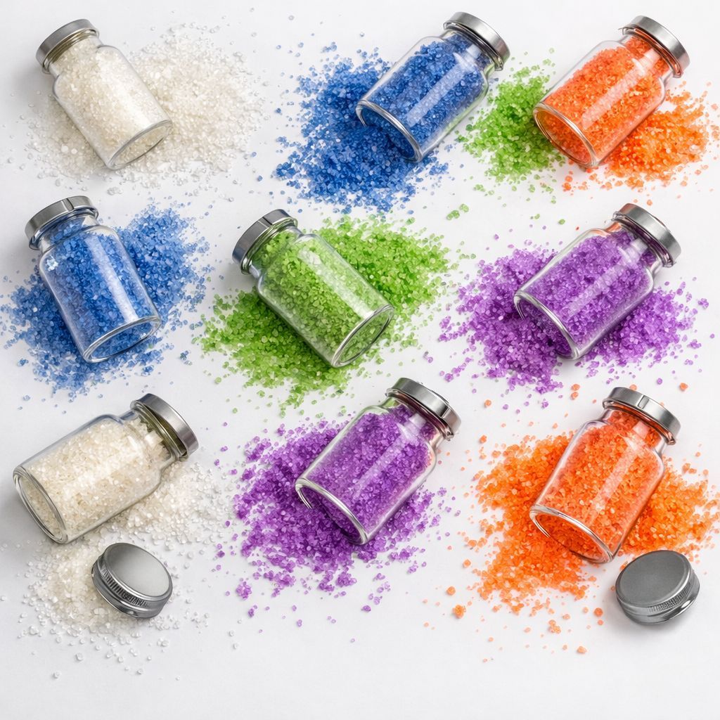 10pcs Salju Botol Buatan, Gliter Bubuk Serbuk  - Warna Sesuai Foto, Stok Selalu Ready Mainan Edukati