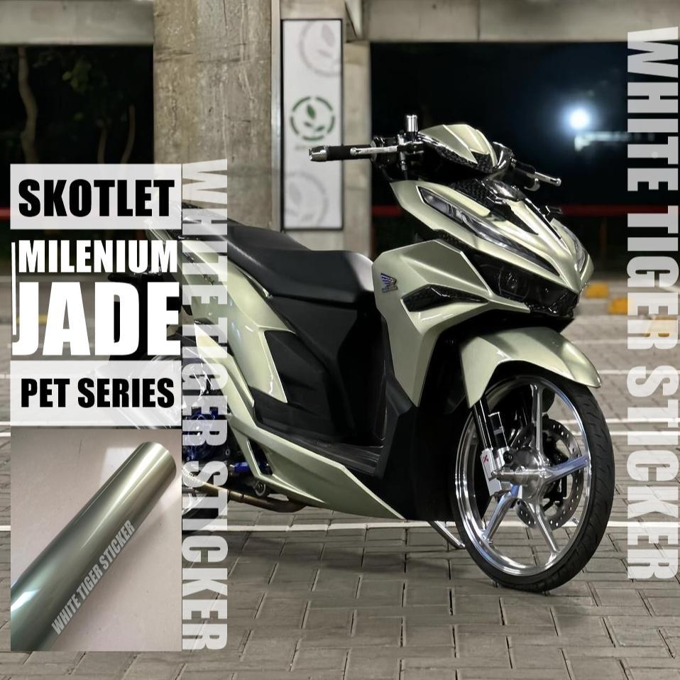 Best Seller Skotlet Stiker Motor Milenium Jade Premium Scotlite Milenium Jade Skotlet Milenium Jade 
