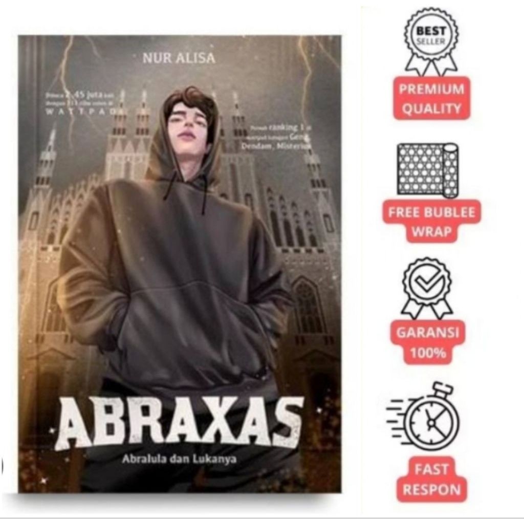 NOVEL BUKU ABRAXAS(FREE PACKAGING)