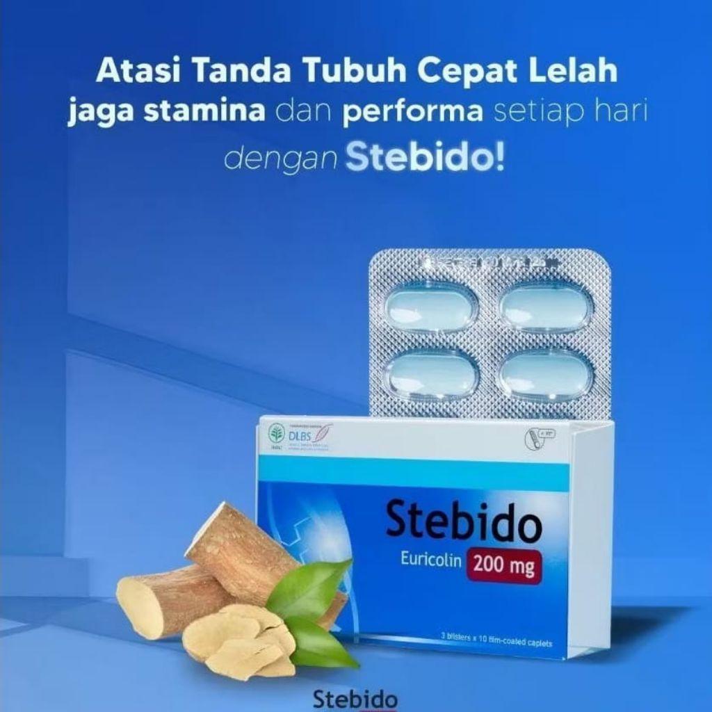 Stebido - 1 Box - Vitamin Pria 200g Original