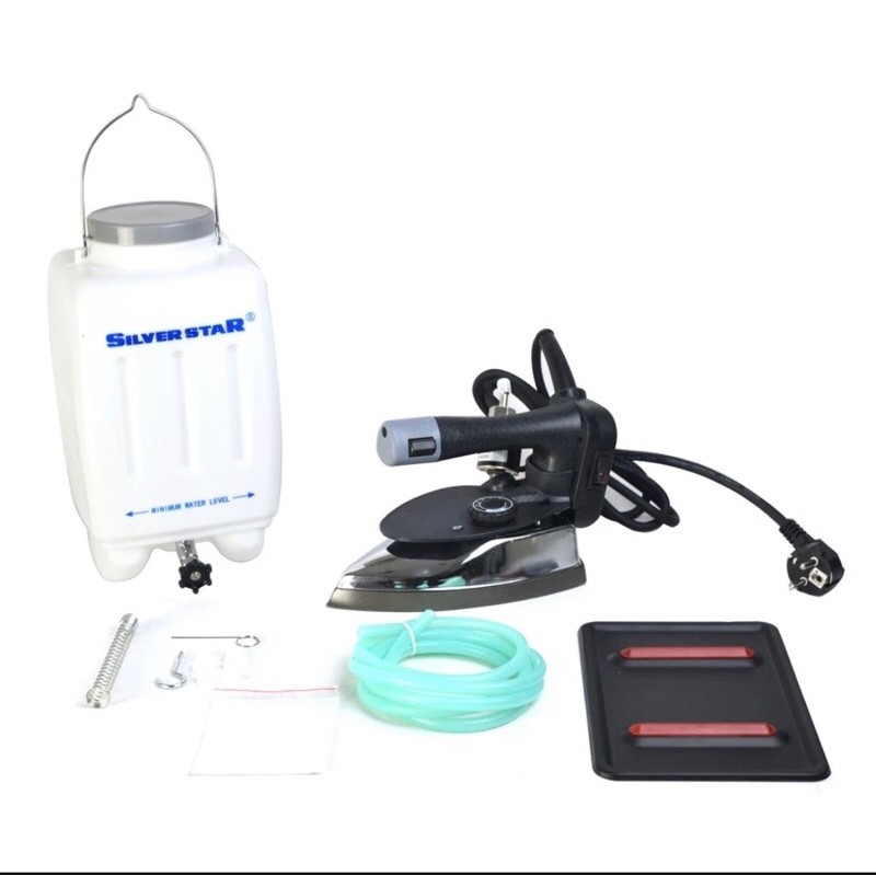 Setrika Uap Listrik Silver Star ES300 / ES-300 1W 2 Liter Laundry | Setrika uap listrik laundry | Se