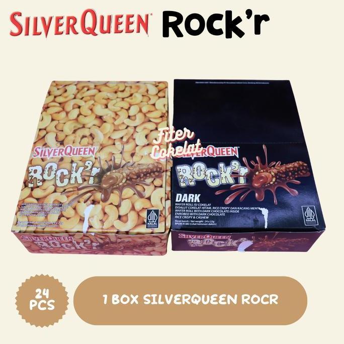 SILVERQUEEN ROCK'R COKLAT MILK & COKLAT DARK, CHOCOLATE