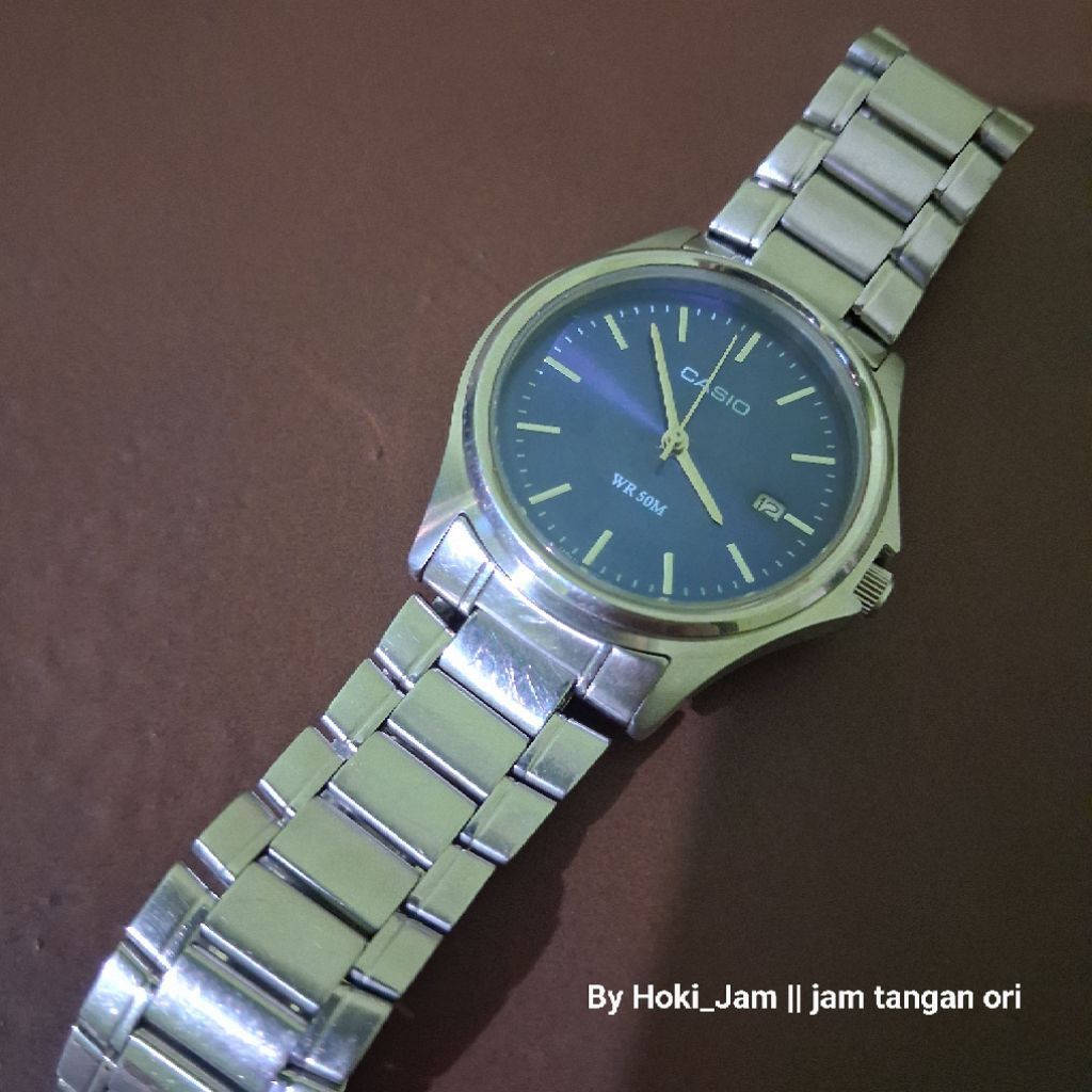 Jam tangan pria casio MTP-1183 ALL STAINLESS STEEL
