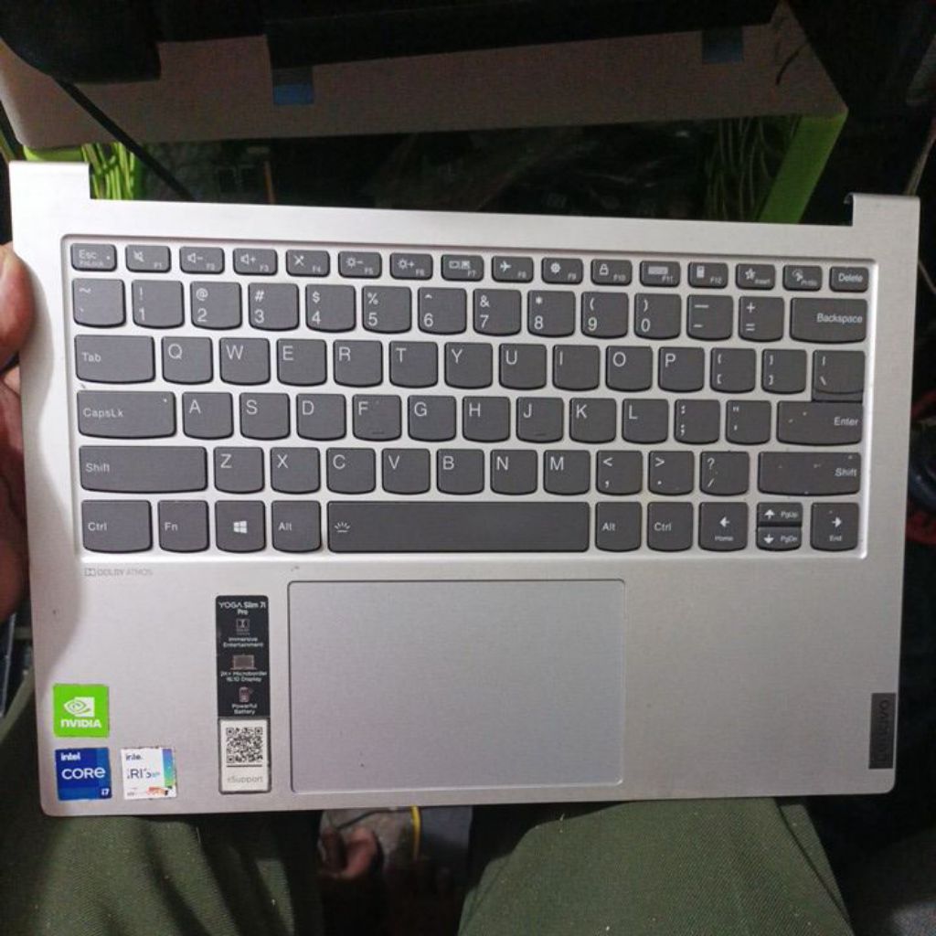 Casing Palmrest Touchpad Lenovo yoga slim 7i second
