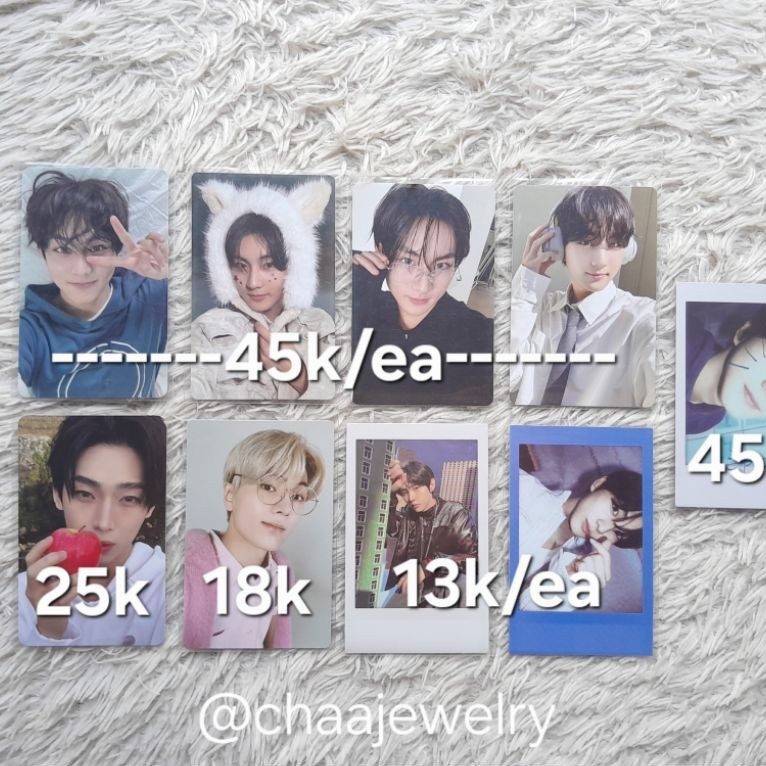 (READY STOCK) PHOTOCARD PC ENHYPEN JUNGWON JW DAYDREAM BLUENOON BOBOAN LABUBU DICON KACAMATA HEADPHO