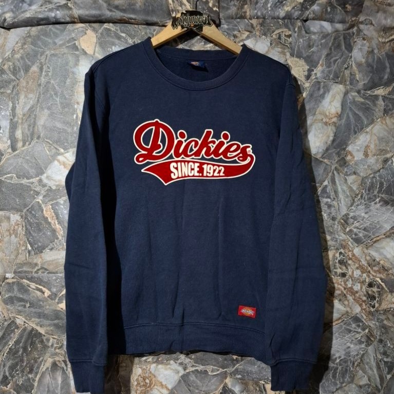CREWNECK DICKIES LOGO VELVET NAVY