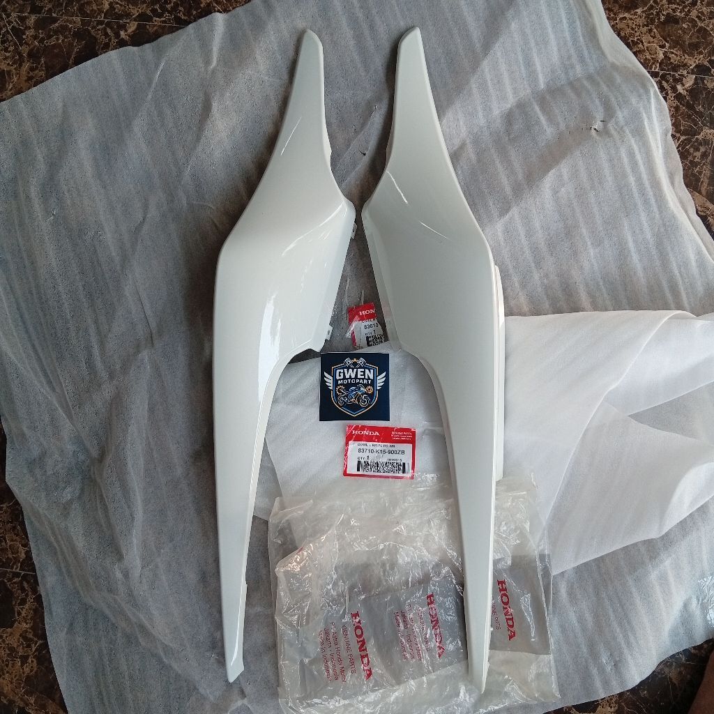 Cowl Rear Body Samping Belakang CB150R CB 150R K15 Old Lama 2012 2013 2014 2015 White Putih 83610K15