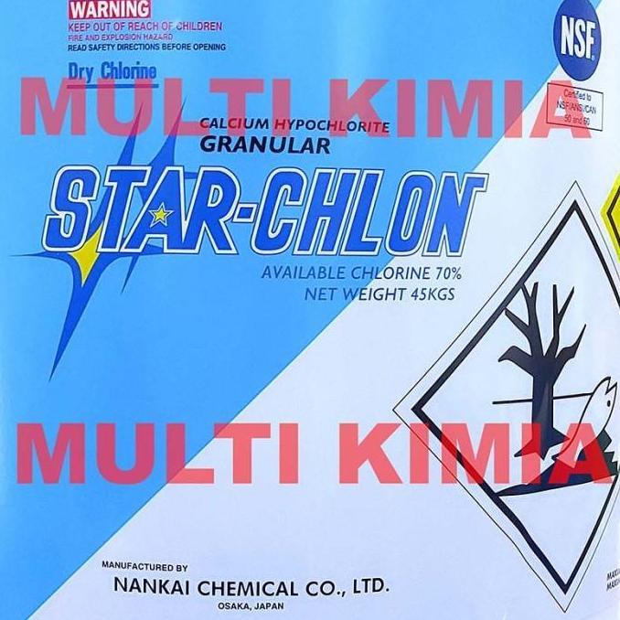 Kaporit Granular Jepang StarChlon 70% Japan Netto 1 kg