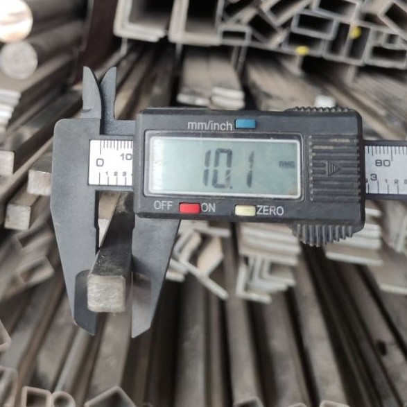 As Stenles steel 10mmx10mm/shaft segi empat