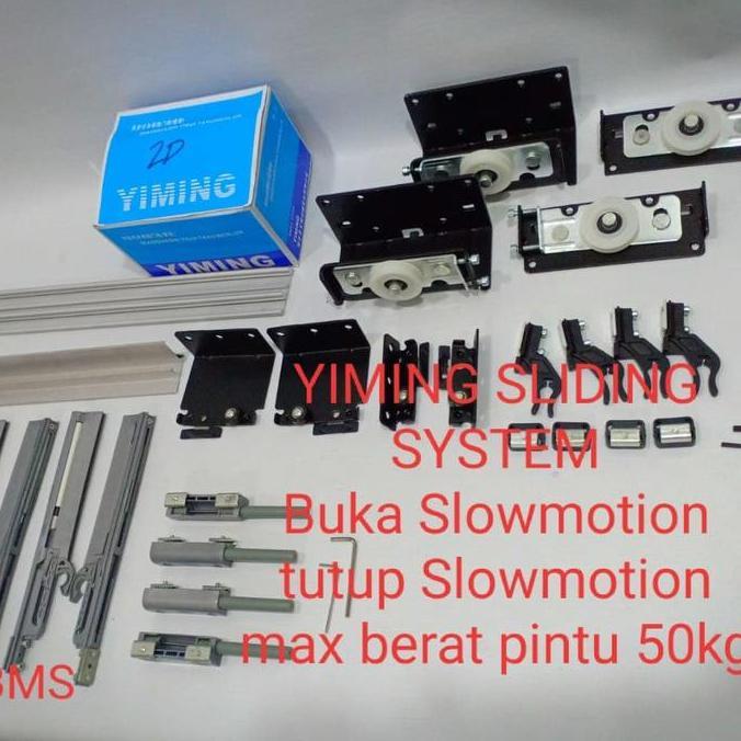 Roda sliding YIMING 3 DOOR, Roda lemari geser YIMING 2 PT