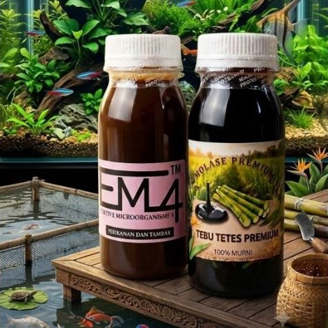 COD EM4 dan Molase Sepaket 2 Botol / Paket Murah Em4 dan Molase