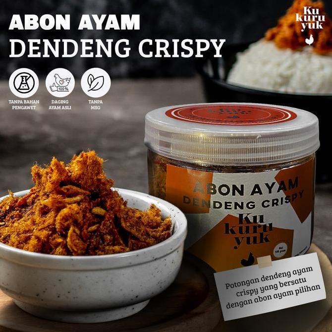 Dendeng Kukuruyuk - Abon Dendeng Ayam Crispy 100 gram | Abon Dendeng Ayam | Abon Ayam | Abon Dendeng