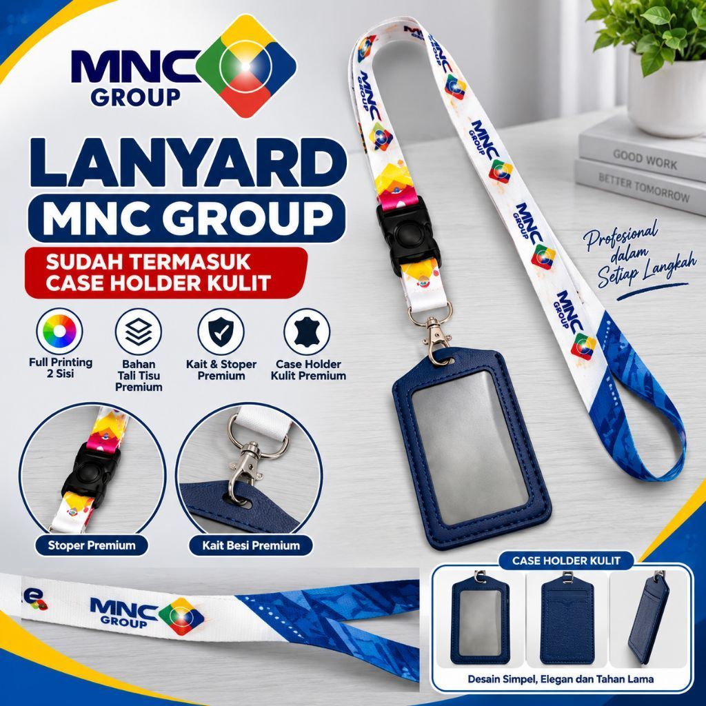 Tali Id Card Karyawan MNC Group | Bonus Card Holder