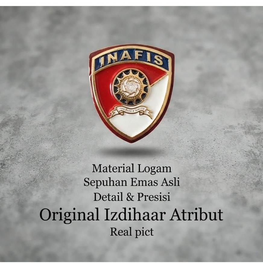 PIN INAFIS TERBARU 3D PAKAI MIKA AKRILIK PIN INAFIS