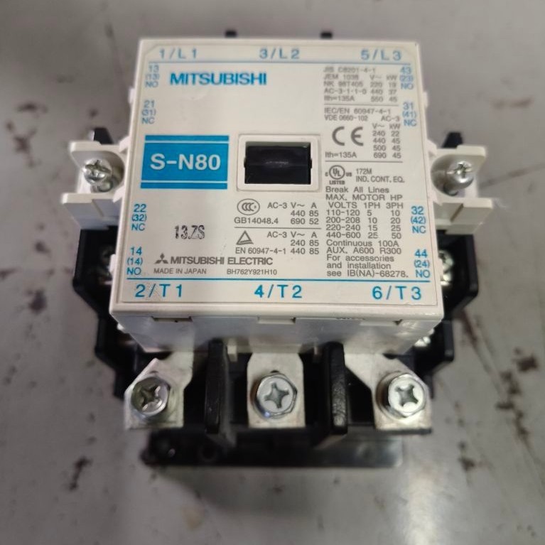 magnetic contactor SN80 coil 110V
