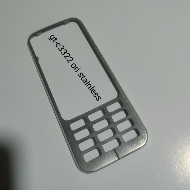 casing keypad Samsung GT-C3322 asli original copotan bahan stainless